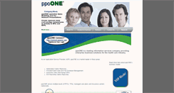 Desktop Screenshot of ppoone.com